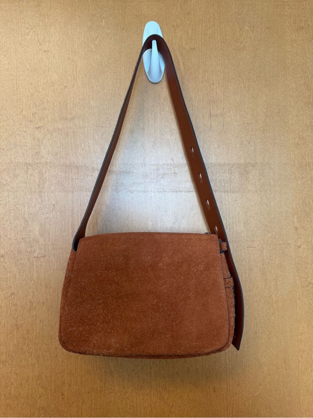Tory Burch Small Romy Brushed Suede Shoulder Bag - Picture 2 of 7